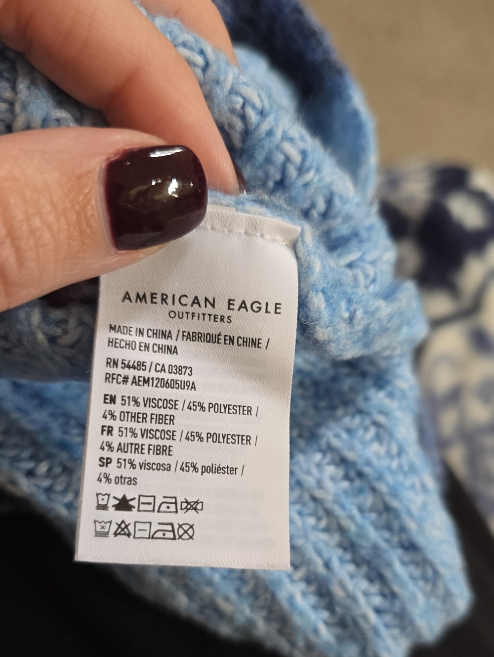 American Eagle Striped Crewneck Sweater- Size SM - Picture 5 of 5
